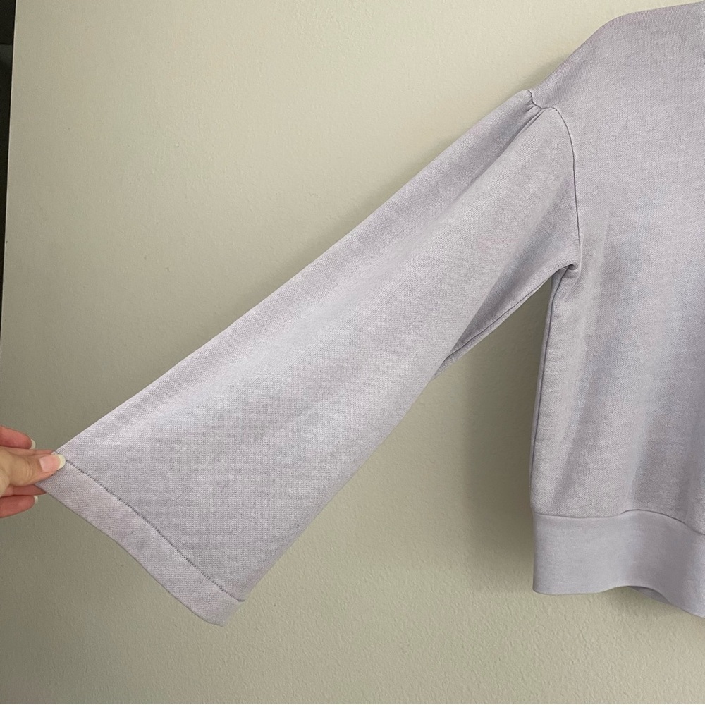 Madewell x Karen Walker Garment-Dyed Sweatshirt‎ in Violet Tint Size XS - Picture 5 of 8